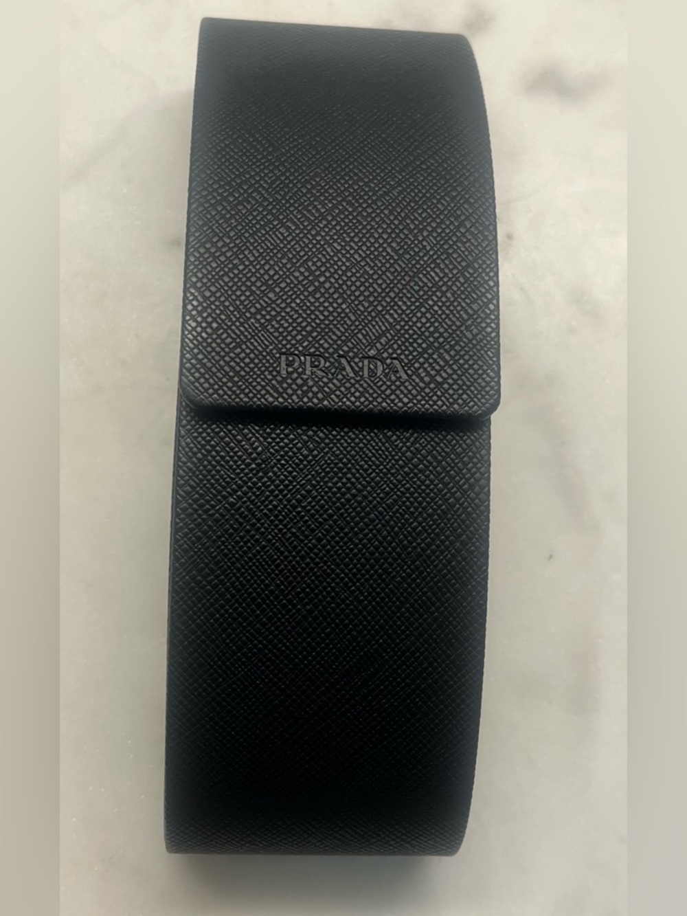 Prada Linea Rossa Black Saffiano Eyewear Case